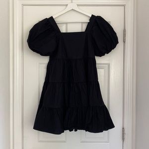Oak + Fort black mini dress size S